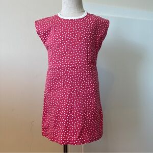 Hanna Andersson Pink and White Polka Dot Dress Sz 100